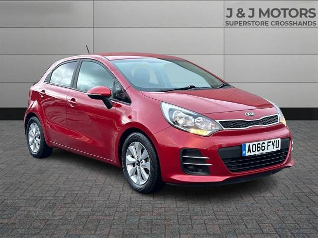 Kia Rio 1.25 SE 5dr Hatchback Petrol Red