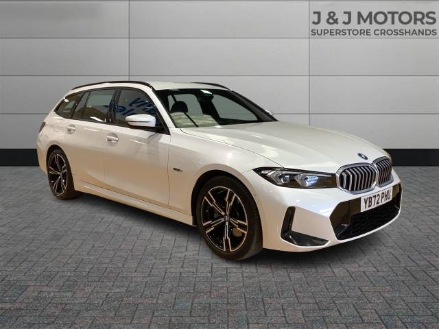 BMW 3 Series 2.0 330e M Sport 5dr Step Auto Estate Petrol / Electric Hybrid White